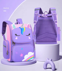 HKM-167059 Cartoon Unicorn School Backpack for Kids - Stylish and Convenient Travel Bag