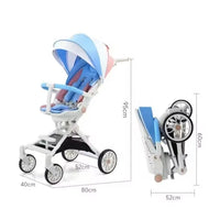 HKM-8167123 Versatile 2-in-1 Portable Baby Stroller for Infants and Toddlers