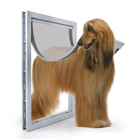 HKM-1671869 Large PVC Pet Dog Door with Waterproof Cover for Easy Access