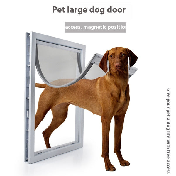 HKM-1671869 Large PVC Pet Dog Door with Waterproof Cover for Easy Access