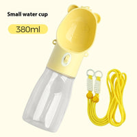 HKM-1672253 Portable Leak-Proof Dog Water Bottle & Food Container for Outdoor Use, Ideal for Small and Large Pets