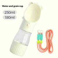 HKM-1672253 Portable Leak-Proof Dog Water Bottle & Food Container for Outdoor Use, Ideal for Small and Large Pets