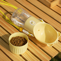 HKM-1672253 Portable Leak-Proof Dog Water Bottle & Food Container for Outdoor Use, Ideal for Small and Large Pets