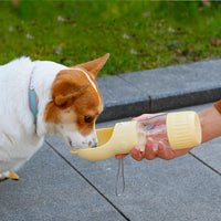 HKM-1672253 Portable Leak-Proof Dog Water Bottle & Food Container for Outdoor Use, Ideal for Small and Large Pets