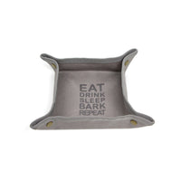 HKM-1672381 Portable Foldable Canvas Pet Food Bowl - Easy to Clean in Multiple Colors