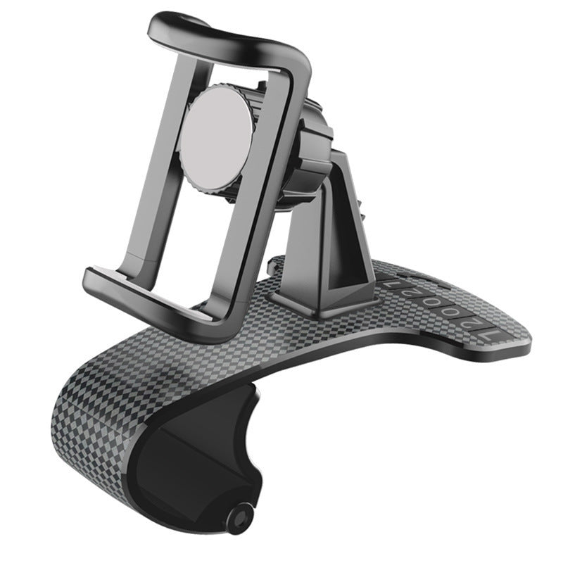 HKM-167315 360-Degree Adjustable Car Phone Stand for All Device Sizes, Black PC and ABS Material