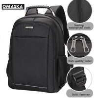 HKM-167315 Men's 18-Inch Waterproof Nylon Laptop Backpack for Business and School Use