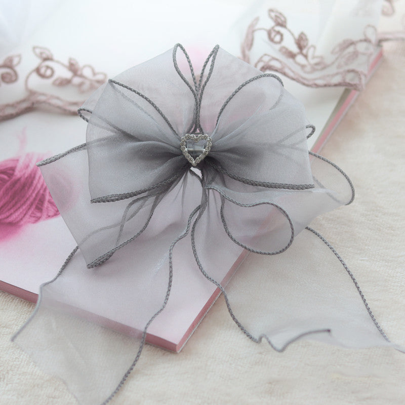 HKM-1674173 Elegant Pet Bow Tie in Various Colors - Organza Material for Cats and Dogs