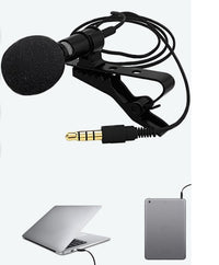 HKM-167443 Omnidirectional Lavalier Microphone with 3.5mm Plug for Voice Recording and Video Conferencing