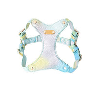 HKM-1675453 Colorful Leather Cat Harness with Pulling Rope - Available in Various Colors and Sizes