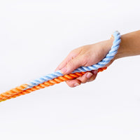 HKM-1675965 Dual Head Dog Leash, Hand-Dyed Woven Cotton, 2.3M, Suitable for Dogs 1.5~50kg