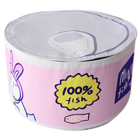 HKM-1676221 Canned Shape Cat Litter - Durable Polyester with Felt Liner and Flannel Cushion, 40x40x22 cm