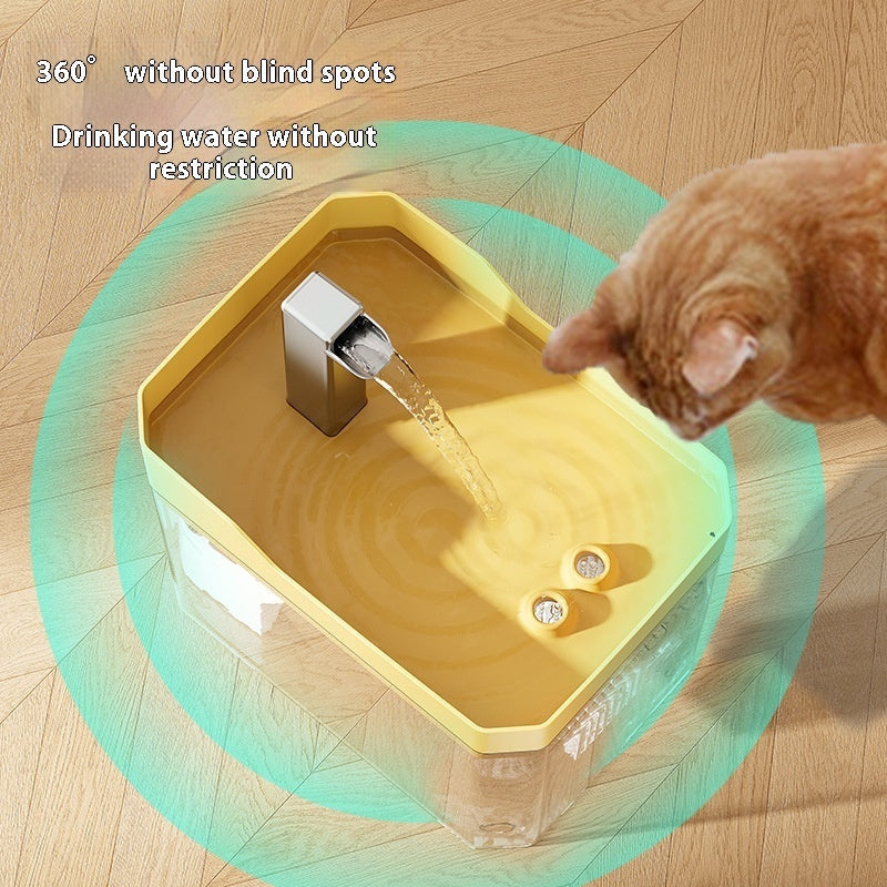 HKM-1678013 Pet Automatic Water Dispenser with Circulating Filter - 1.5L Capacity, Quiet Operation, Multiple Filter Options
