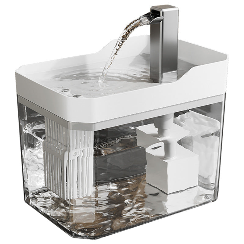 HKM-1678013 Pet Automatic Water Dispenser with Circulating Filter - 1.5L Capacity, Quiet Operation, Multiple Filter Options