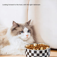 HKM-1678141 Large Capacity Non-Slip Square Dog Food Bowl - Stainless Steel with Detachable Design