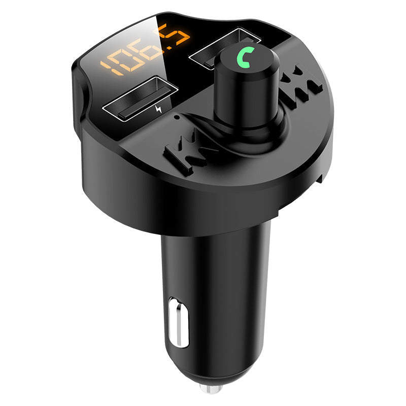HKM-167827 Bluetooth Car MP3 Player with CVC Noise Reduction, Dual USB Ports, and Multi-Device Compatibility