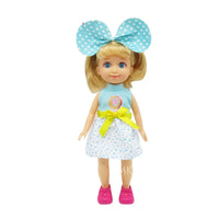 HKM-167891 Cute Cartoon Design Doll for Girls - Lovely Mini Vinyl Toy, Ages 2-7 - EPT351066