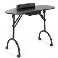 HKM-167955 Portable Folding Manicure Table with Integrated Dust Collector for Nail Salons