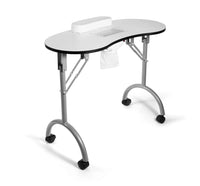 HKM-167955 Portable Folding Manicure Table with Integrated Dust Collector for Nail Salons