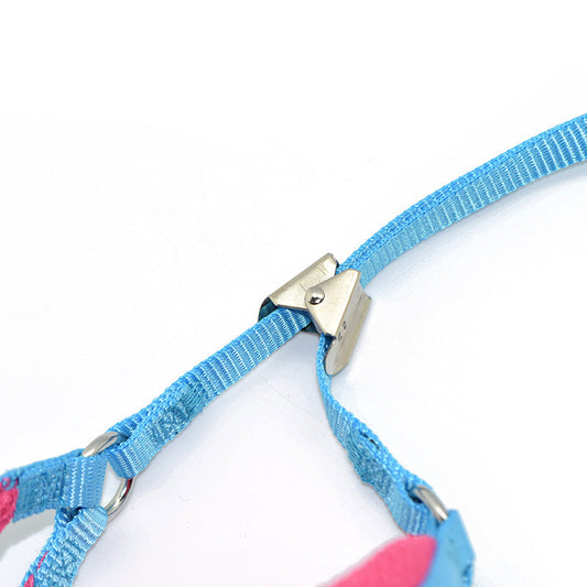 HKM-1681213 Nylon Chest Strap with Traction Rope for Dogs - Available in Multiple Colors