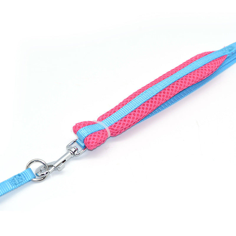 HKM-1681213 Nylon Chest Strap with Traction Rope for Dogs - Available in Multiple Colors