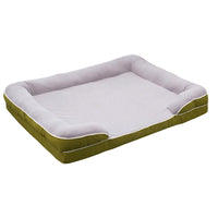 HKM-1681981 Universal Removable and Washable Pet Bed in Green, Orange, Gray, and Coffee - Various Sizes Available