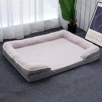 HKM-1681981 Universal Removable and Washable Pet Bed in Green, Orange, Gray, and Coffee - Various Sizes Available