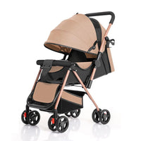 HKM-168275 Compact Two-Way Folding Travel Stroller with High View and Sit-Lie Function