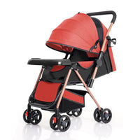 HKM-168275 Compact Two-Way Folding Travel Stroller with High View and Sit-Lie Function