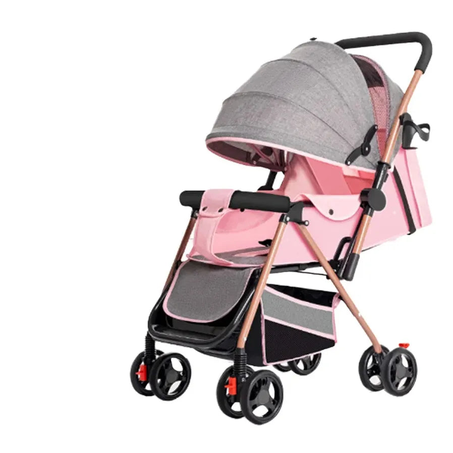 HKM-168275 Compact Two-Way Folding Travel Stroller with High View and Sit-Lie Function