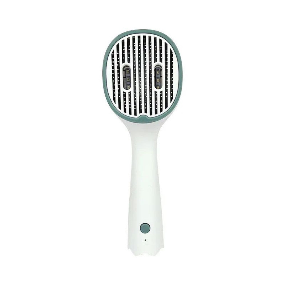 HKM-1683517 UVC Sterilizing Pet Grooming Brush for Cats and Dogs with Self-Cleaning Slicker Needle Comb