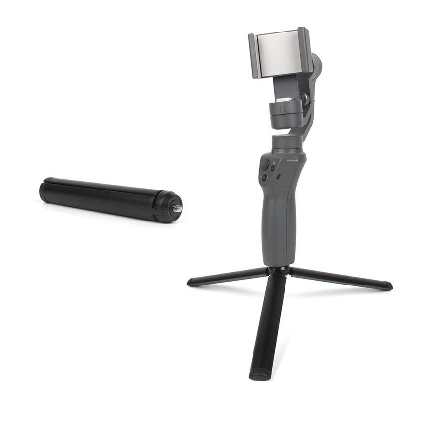 HKM-168467 Aluminum Mobile Tripod Stabilizer for iPhone and Mobile Phones - Black