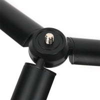 HKM-168467 Aluminum Mobile Tripod Stabilizer for iPhone and Mobile Phones - Black