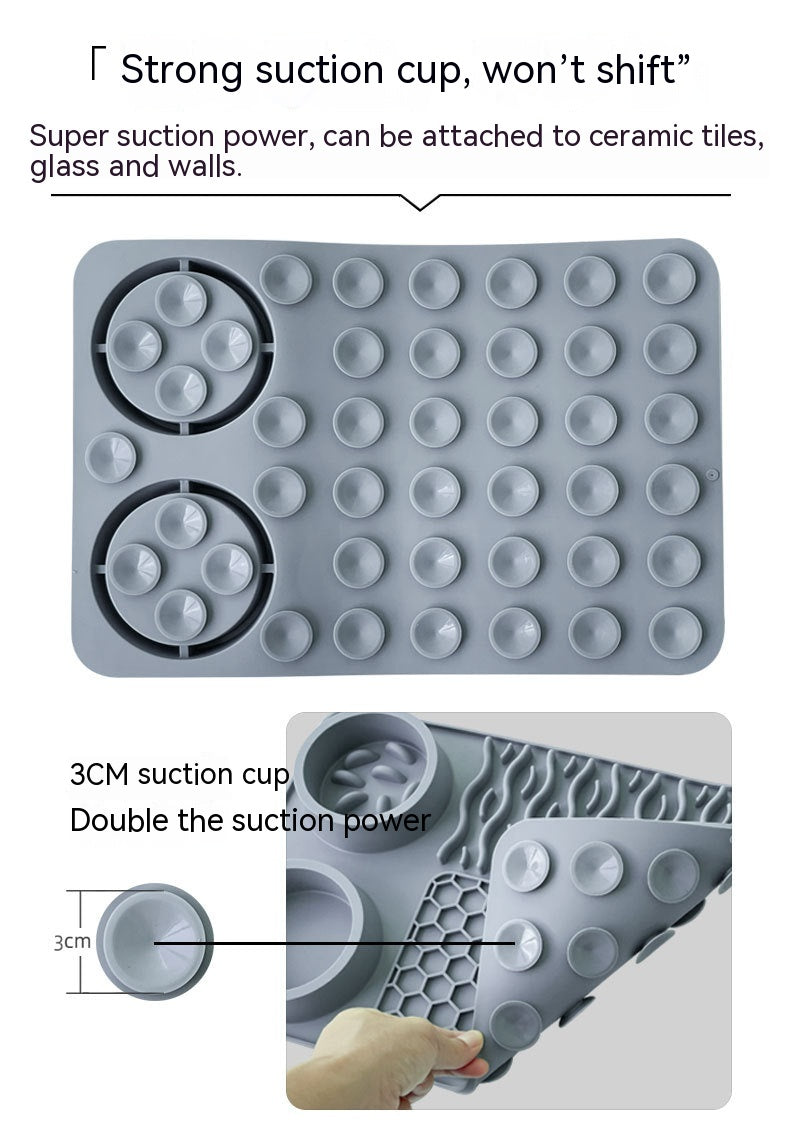 HKM-1687869 Multi-functional Silicone Pet Meal Mat ¨C Non-slip and Leak-proof, Available in Multiple Colors