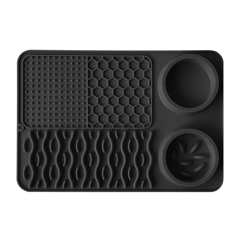 HKM-1687869 Multi-functional Silicone Pet Meal Mat ¨C Non-slip and Leak-proof, Available in Multiple Colors