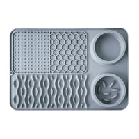 HKM-1687869 Multi-functional Silicone Pet Meal Mat ¨C Non-slip and Leak-proof, Available in Multiple Colors