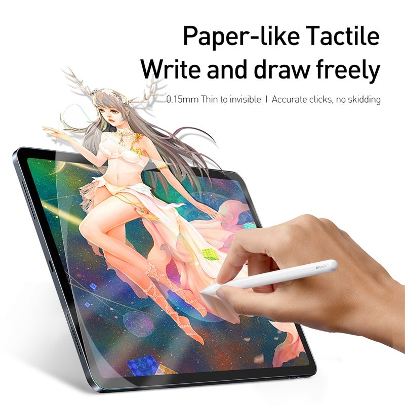 HKM-168787 Transparent Paper-Like Film for 2021 iPad Mini - 0.15mm Scratch-Resistant Protective Layer