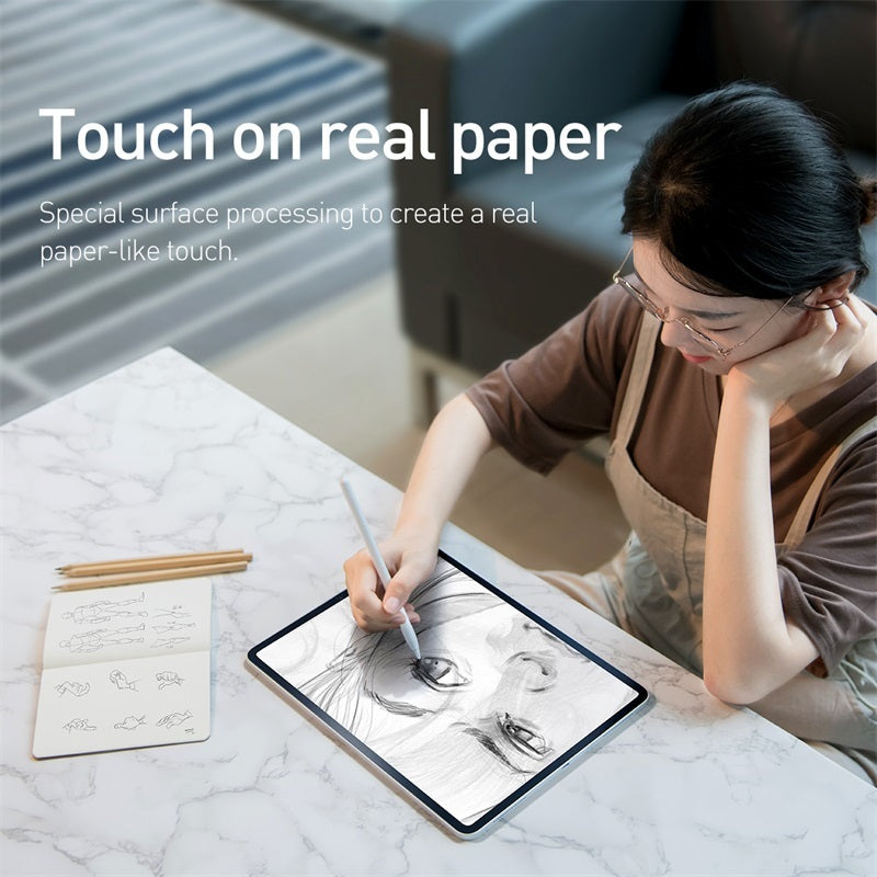 HKM-168787 Transparent Paper-Like Film for 2021 iPad Mini - 0.15mm Scratch-Resistant Protective Layer