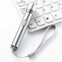 HKM-168851 Direct Charging Stainless Steel White Light Purple Light Red Laser Laser Torch Funny Cat Light Pet Toy