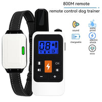 HKM-1689661 Multifunctional Electric Shock Collar with Remote Control and LED Display, Waterproof Dog Training Device