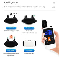 HKM-1689661 Multifunctional Electric Shock Collar with Remote Control and LED Display, Waterproof Dog Training Device