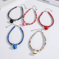 HKM-1690941 Ethnic Style Adjustable Pet Collar with Bell for Cats and Puppies
