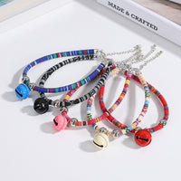 HKM-1690941 Ethnic Style Adjustable Pet Collar with Bell for Cats and Puppies