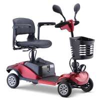 HKM-169107 All Terrain Foldable Mobility Scooter with 8-Inch Fat Tires for Seniors and Disabled Users