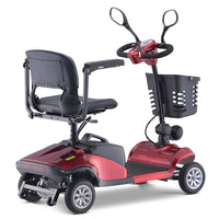 HKM-169107 All Terrain Foldable Mobility Scooter with 8-Inch Fat Tires for Seniors and Disabled Users