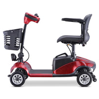 HKM-169107 All Terrain Foldable Mobility Scooter with 8-Inch Fat Tires for Seniors and Disabled Users