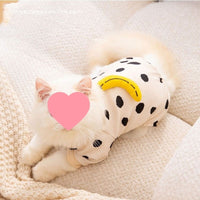 HKM-1692093 Adorable Anti-Lint Pet Clothes for Cats - Multiple Designs & Sizes Available