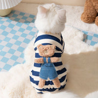 HKM-1692093 Adorable Anti-Lint Pet Clothes for Cats - Multiple Designs & Sizes Available