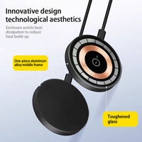 HKM-169299 Magnetic 15W Wireless Charger for iPhone 12 to 16 Models and Qi2 Compatible Devices