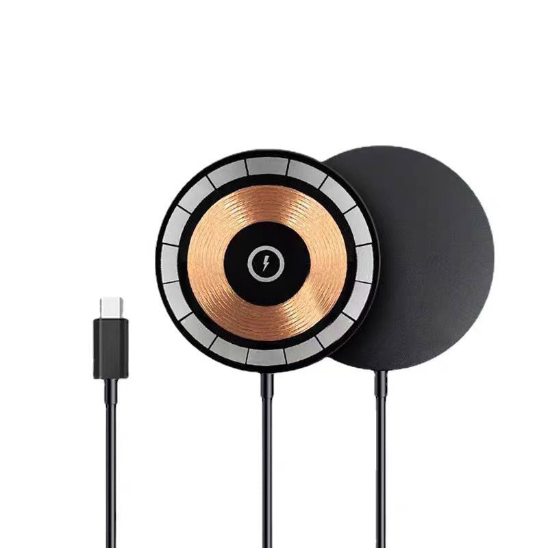 HKM-169299 Magnetic 15W Wireless Charger for iPhone 12 to 16 Models and Qi2 Compatible Devices